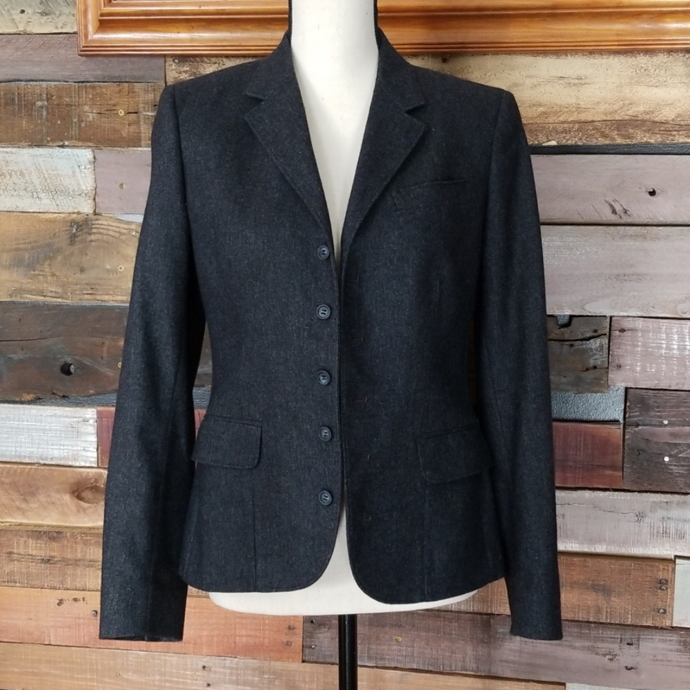 Charcoal wool blazer